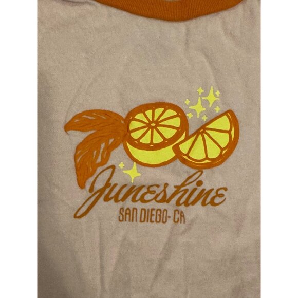 June Shine Womens Lounge Set S Pink/Orange Cotton - Picture 2 of 5